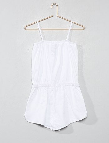 Macacão-calção em renda - Kiabi