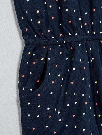 Macacão-calção estampado - Kiabi