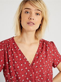 Macacão-calção estampado - Kiabi