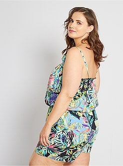 Macacão-calção fluido - Kiabi