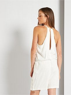 Macacão-calção fluido - Kiabi