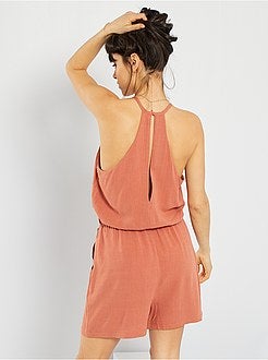 Macacão-calção fluido - Kiabi