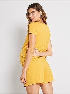 Macacão-calção pré-mamã - Kiabi