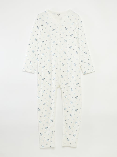 Macacão com aberturas de botões de pressão - coleção fácil de vestir - Kiabi