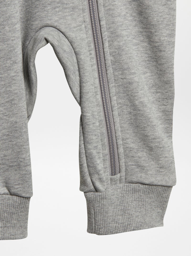 Macacão com capuz 'Adidas' CINZA - Kiabi