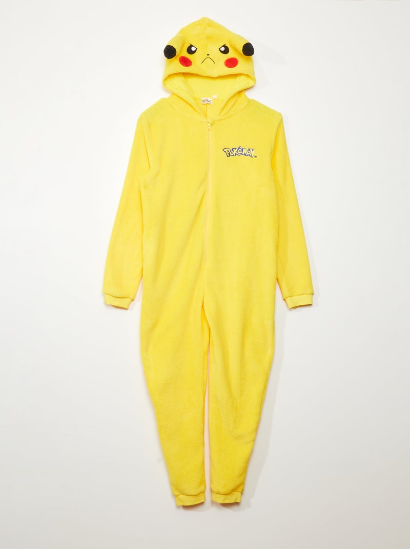 Macacão com capuz 'Pikachu' AMARELO - Kiabi