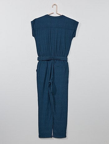 Macacão com cinto - Kiabi