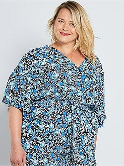 Macacão com decote cruzado - Kiabi