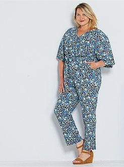 Macacão com decote cruzado - Kiabi