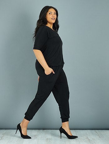 Macacão com fecho e brilhantes - Kiabi