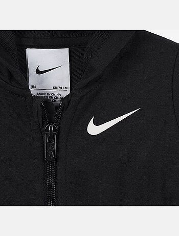 Macacão com fecho e capuz - nike