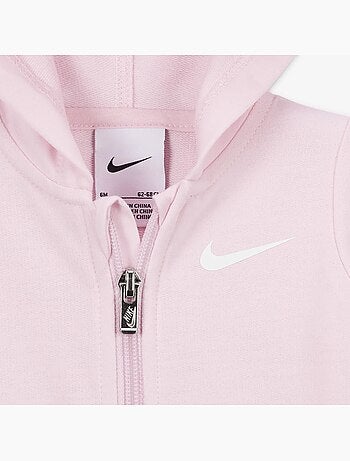 Macacão com fecho e capuz - nike
