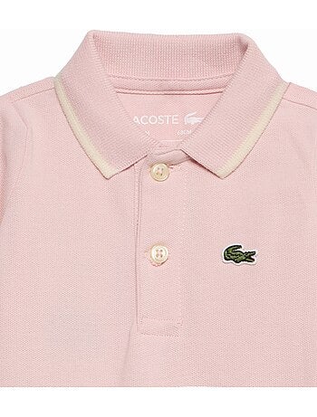 Macacão com gola polo - lacoste