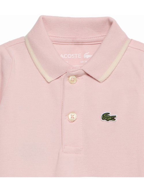 Macacão com gola polo - lacoste - Kiabi