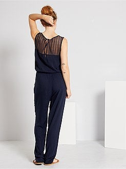 Macacão com renda atrás 'JDY' - Kiabi