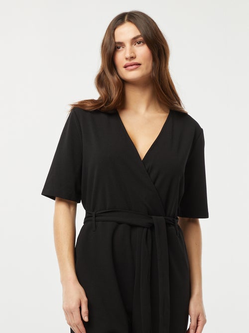 Macacão comprido com gola em bico 'JDY' - Kiabi