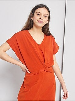 Macacão comprido cruzado - Kiabi