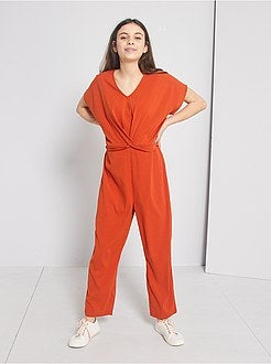 Macacão comprido cruzado - Kiabi