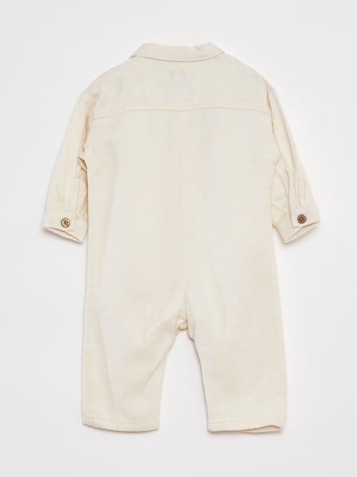 Macacão comprido de manga comprida - Kiabi