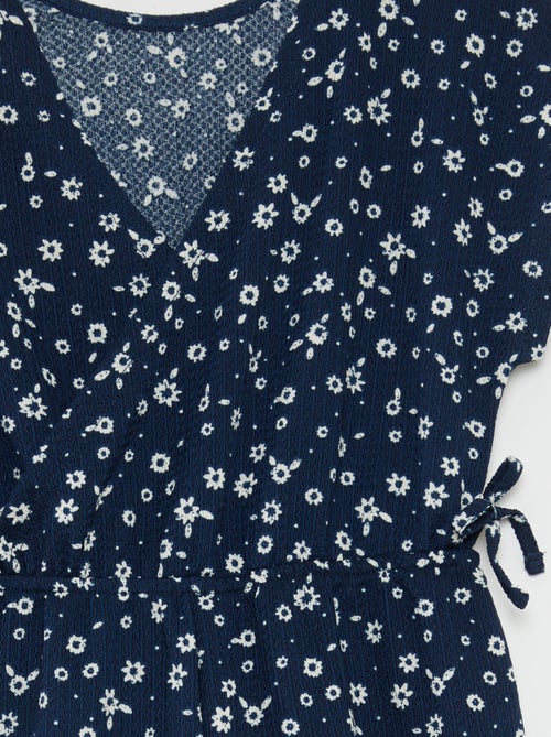 Macacão comprido de manga curta - Kiabi