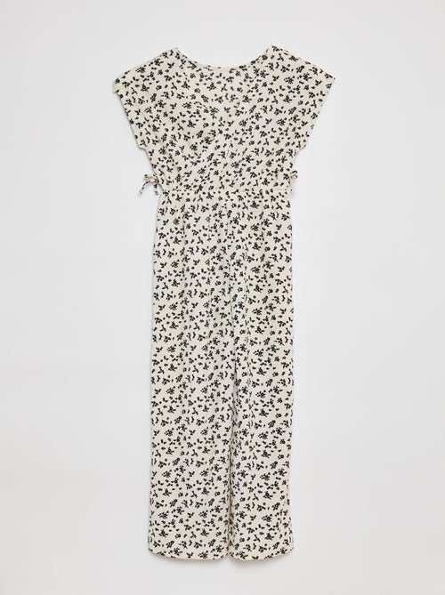 Macacão comprido de manga curta - Kiabi