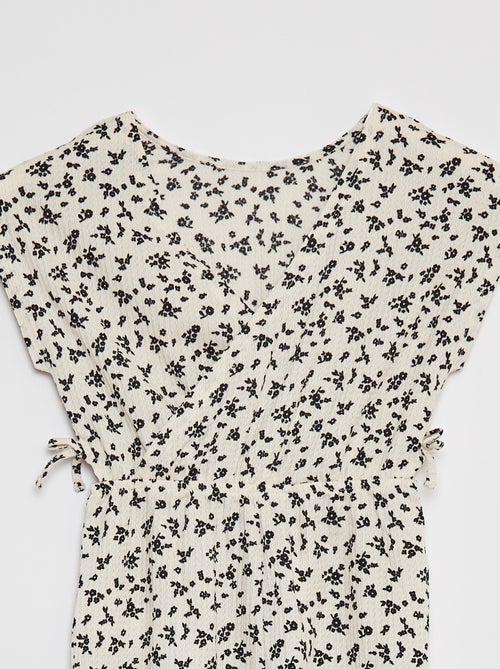 Macacão comprido de manga curta - Kiabi