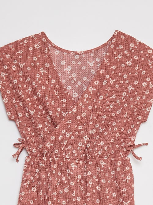 Macacão comprido de manga curta - Kiabi