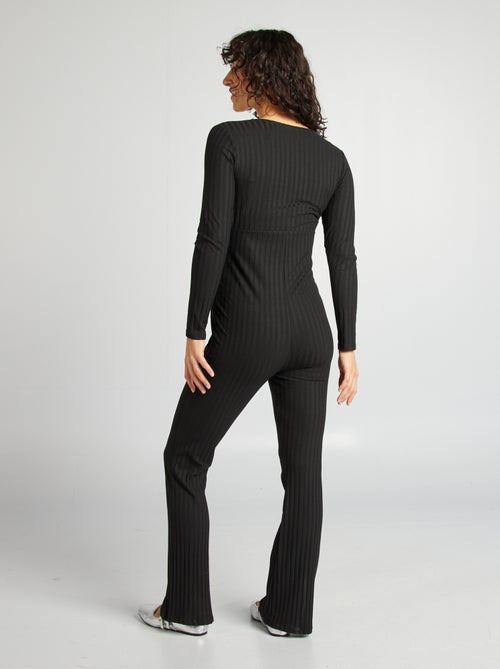 Macacão comprido em malha canelada 'Only maternity' - Kiabi