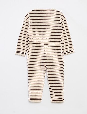 Macacão comprido em malha macia