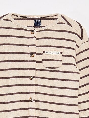 Macacão comprido em malha macia