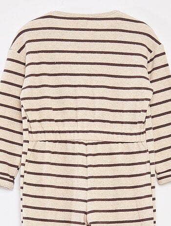 Macacão comprido em malha macia