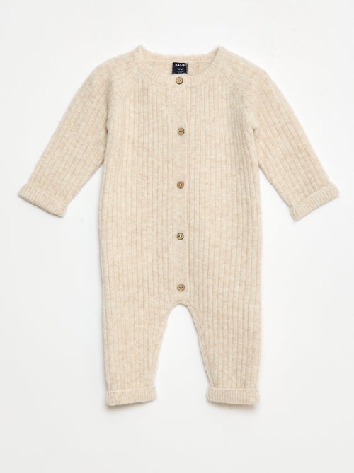 Macacão comprido em tricô - Kiabi