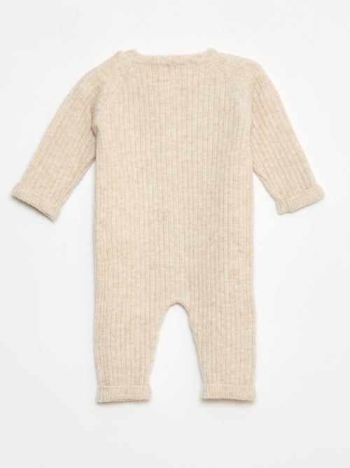 Macacão comprido em tricô - Kiabi