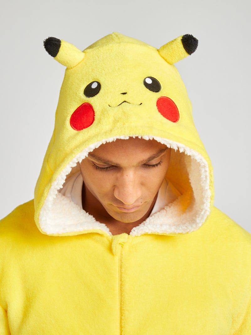 Macacão comprido polar 'Pikachu' 'Pokémon' AMARELO - Kiabi