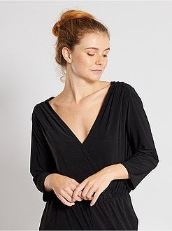 Macacão cruzado - Kiabi