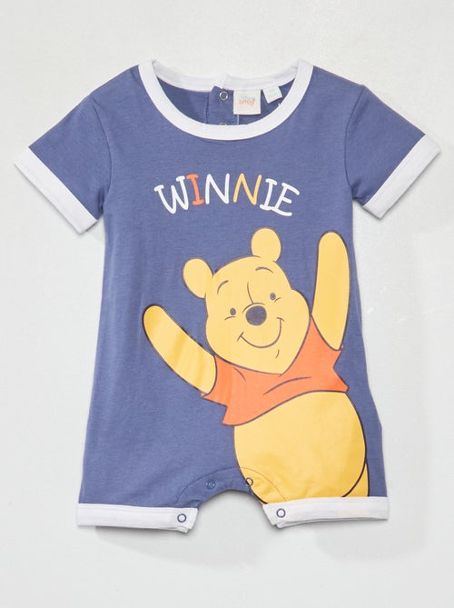Macacão curto às riscas 'Winnie the Pooh' - Kiabi
