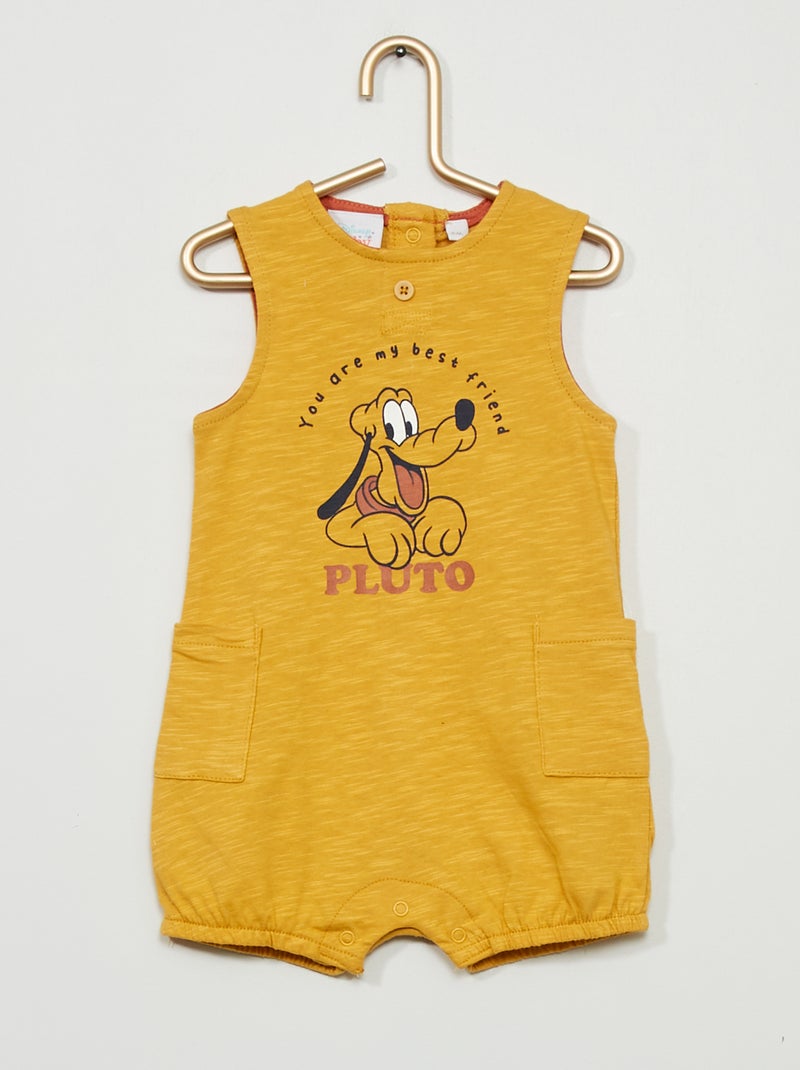 Macacão curto da 'Disney' em jersey AMARELO - Kiabi