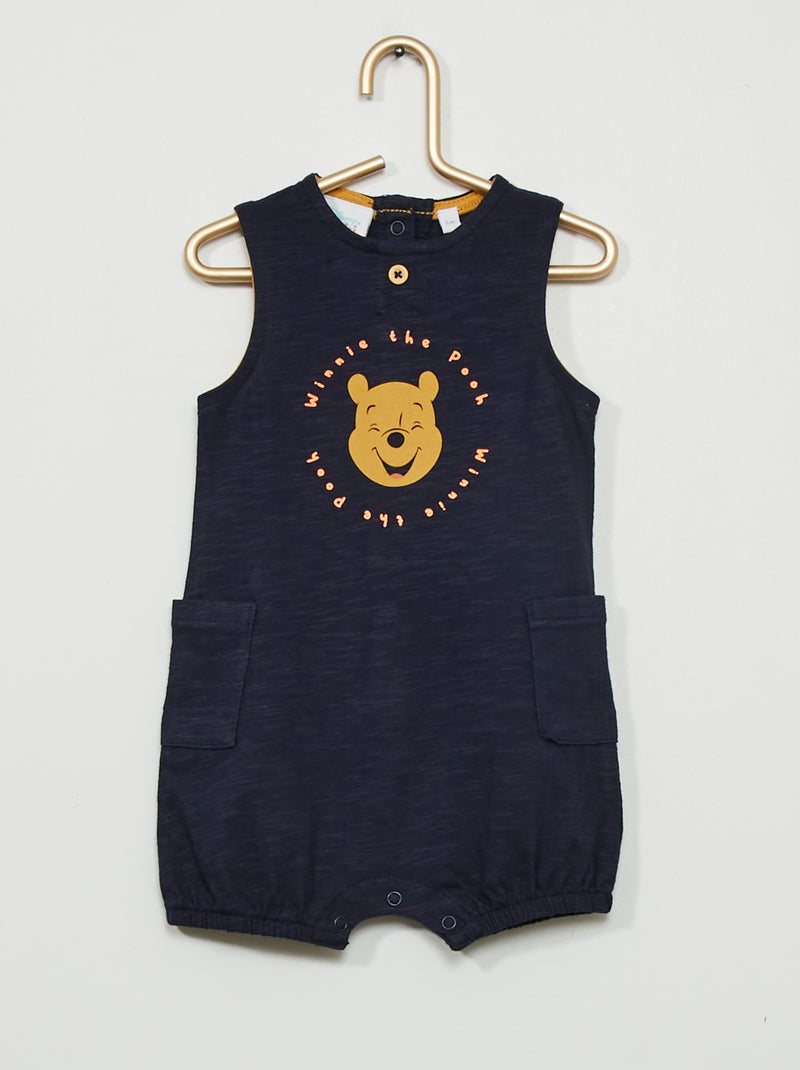 Macacão curto da 'Disney' em jersey AZUL - Kiabi