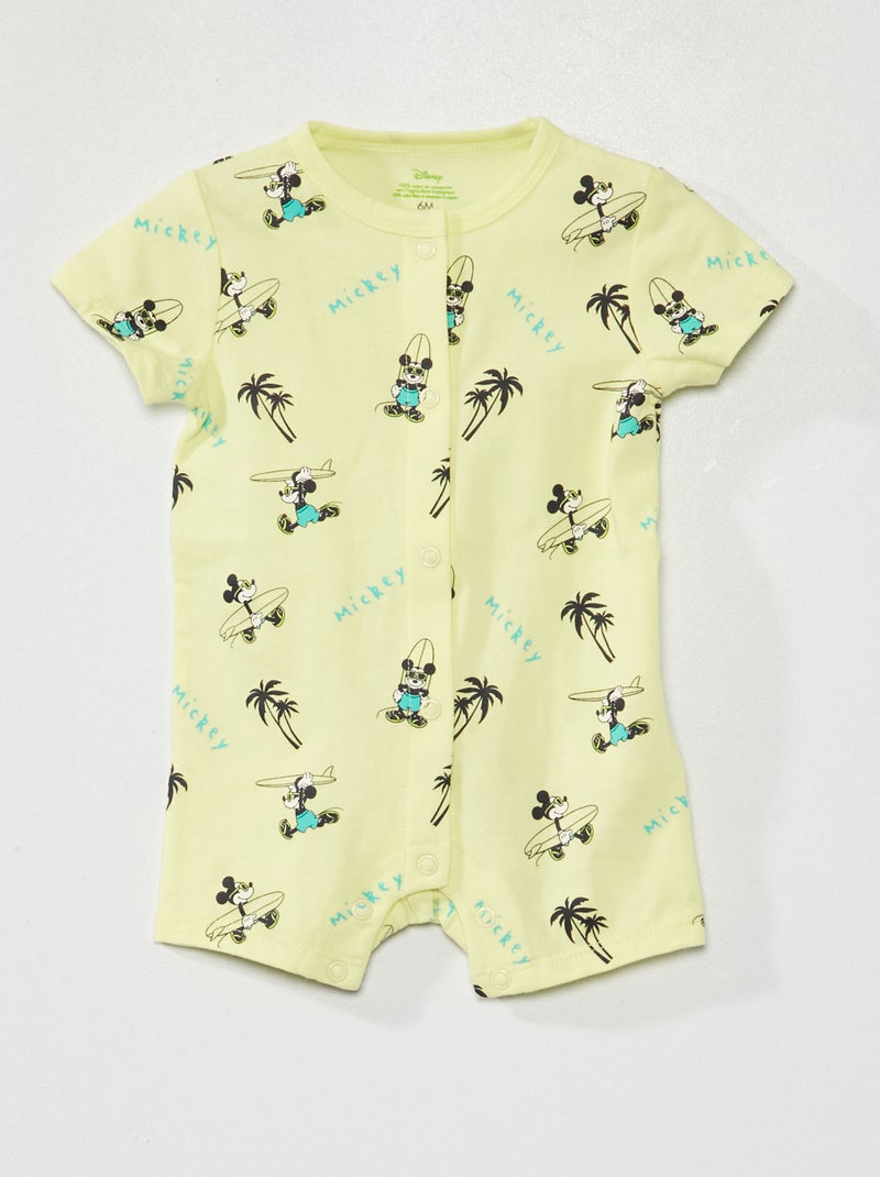 Macacão curto da 'Disney' em jersey Mickey - Kiabi