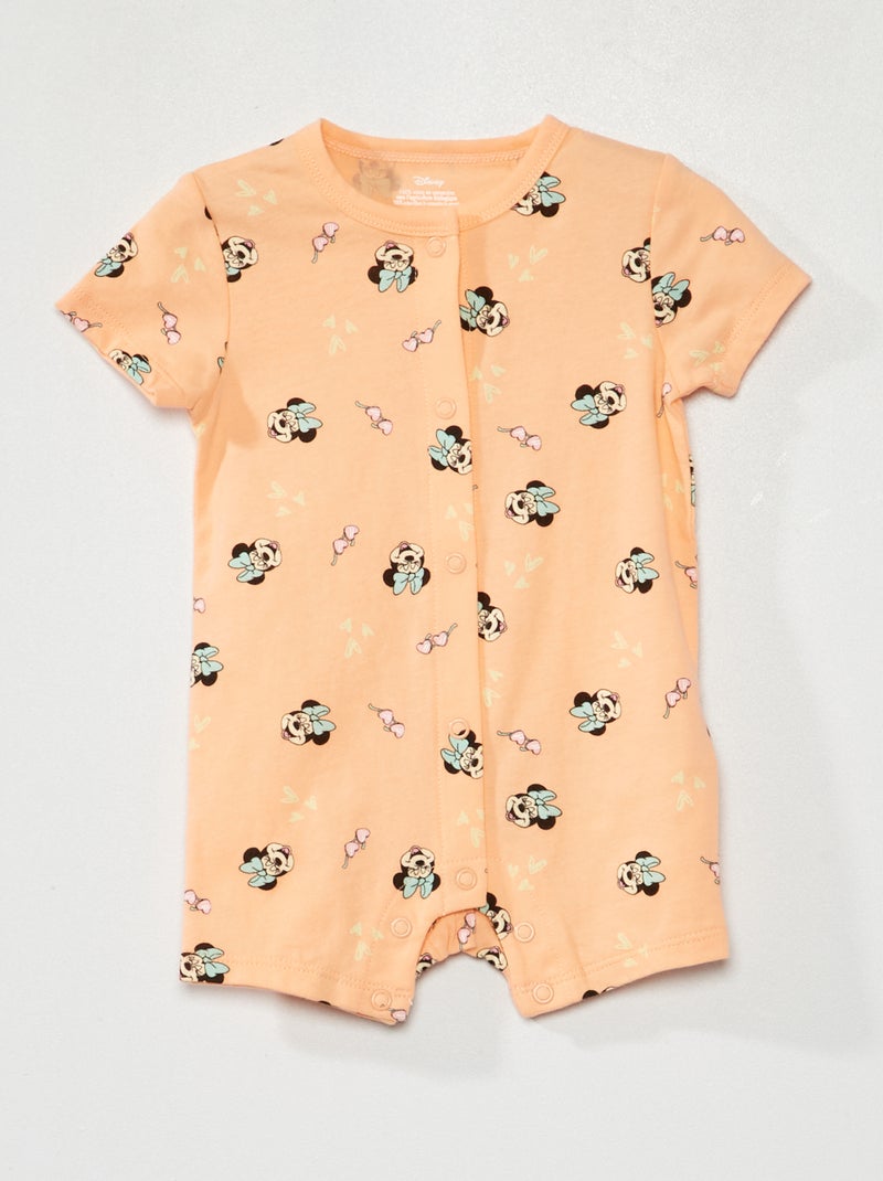 Macacão curto da 'Disney' em jersey Minnie - Kiabi