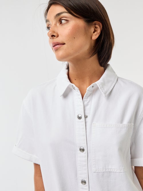 Macacão curto de ganga - Kiabi