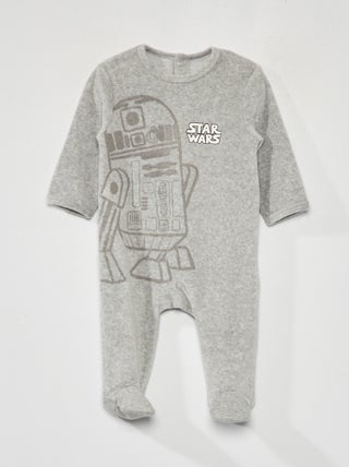Macacão curto de veludo 'Star Wars'