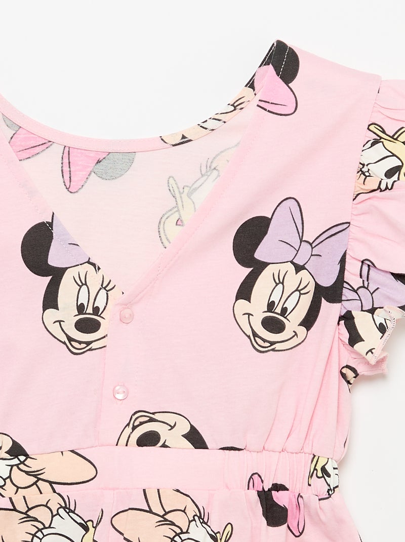 Macacão curto 'Disney' Rosa - Kiabi
