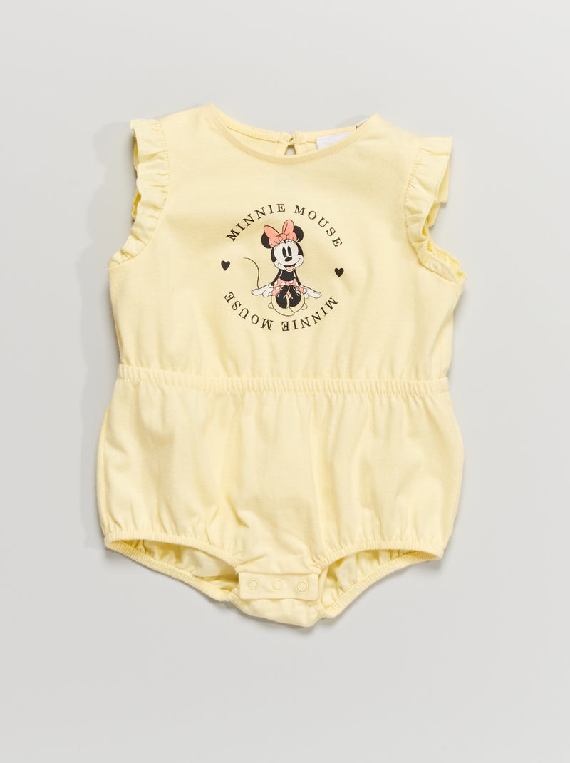 Macacão curto em jersey 'Disney' AMARELO - Kiabi