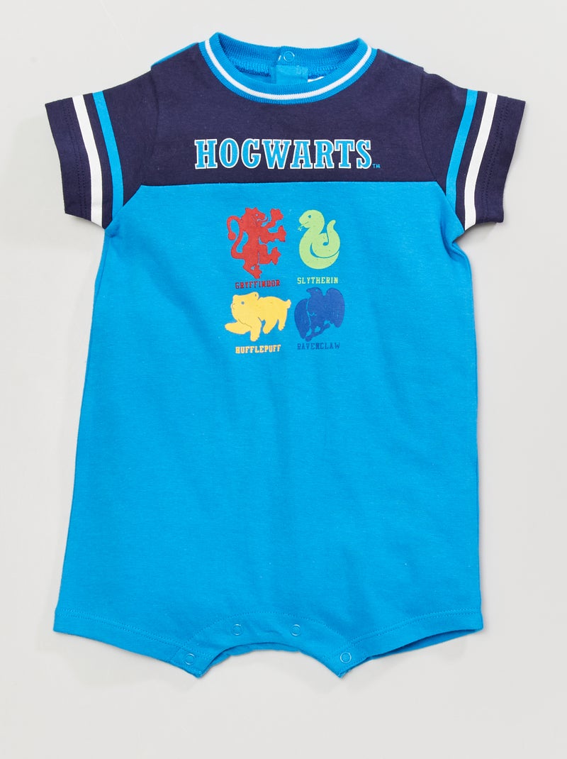 Macacão curto em jersey 'Harry Potter' Azul - Kiabi