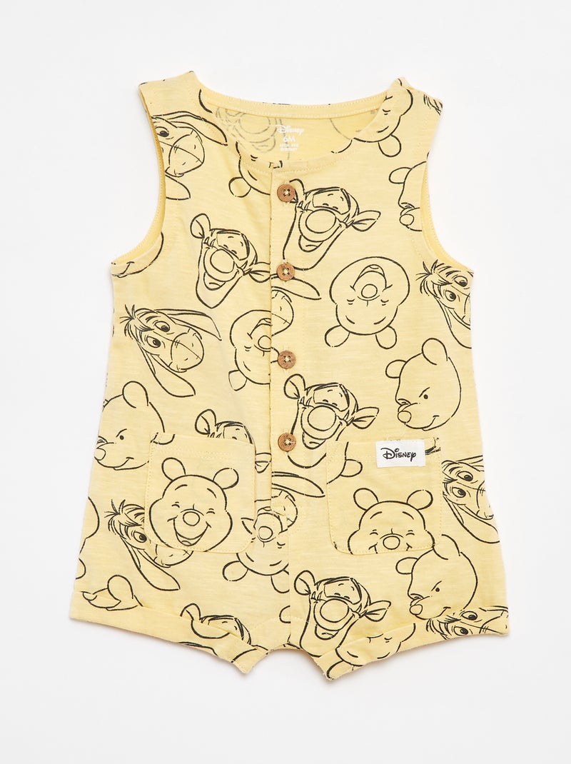 Macacão curto estampado 'Disney' AMARELO - Kiabi