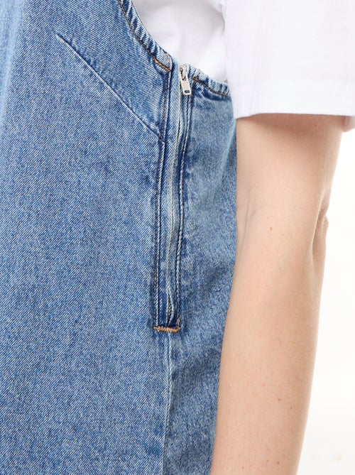 Macacão curto estilo jardineira - Kiabi