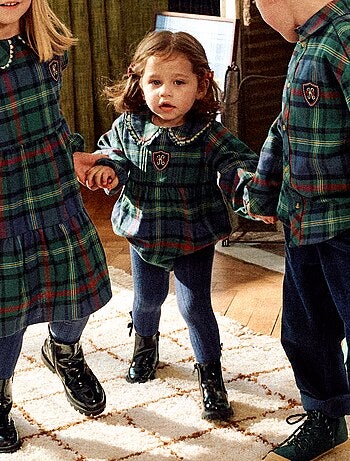 Macacão curto 'Kiabi & Catherine Painvin' em flanela de algodão