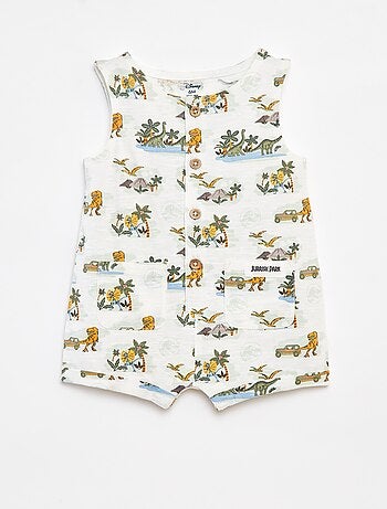 Macacão curto 'Parque Jurássico' -