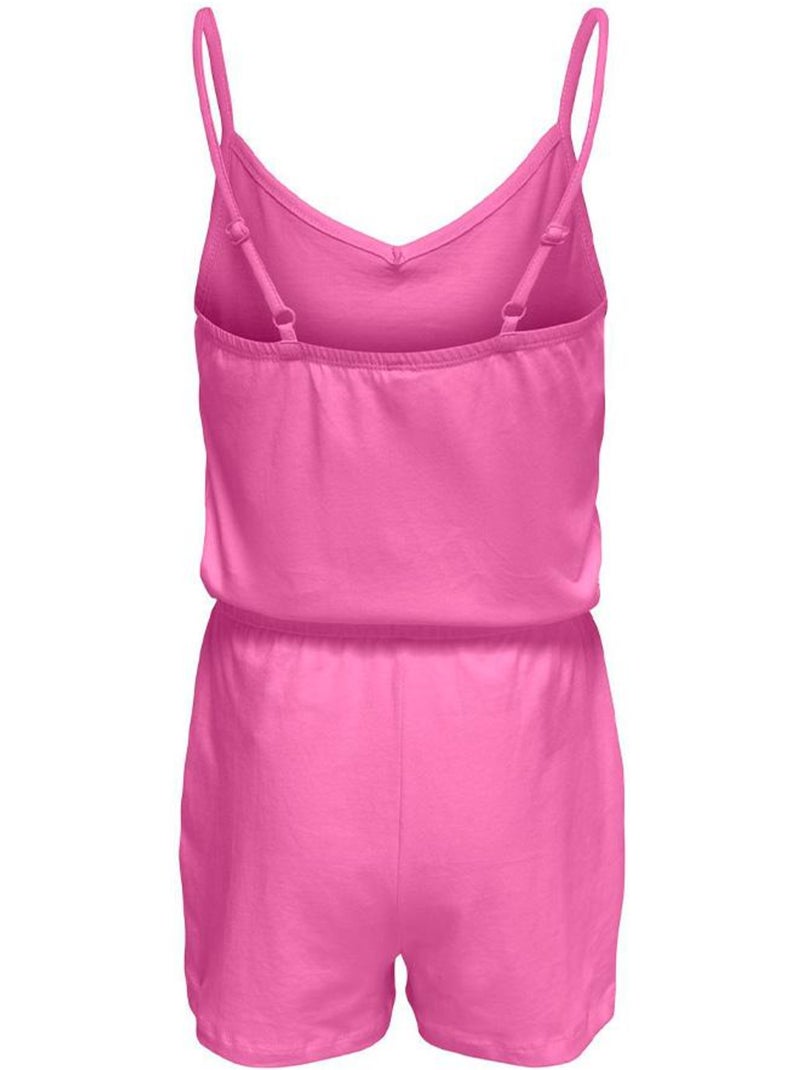 Macacão Curto Rosa para Menina Kids ONLY May Rosa - Kiabi